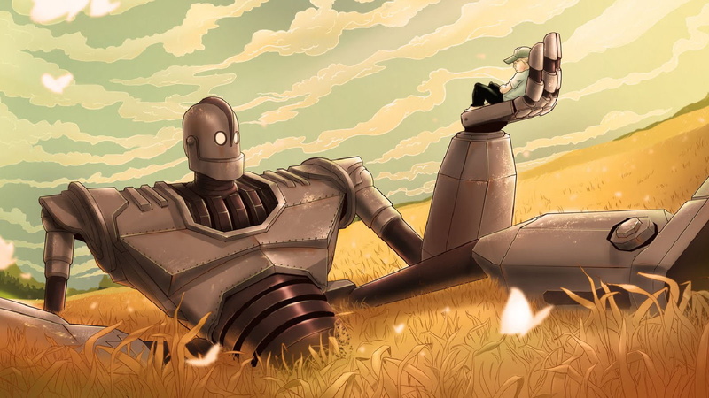 the, iron, cartoon/comic, giant, drawing, hd, robot, 720P