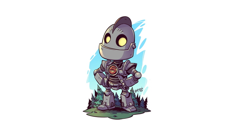 1080P, Robot, The Iron Giant, Movie