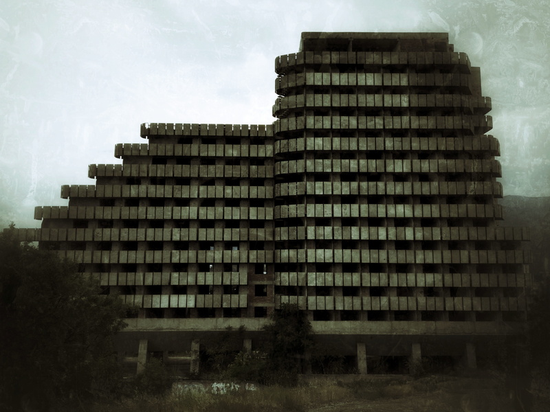 iron, house dark, 4K, gray, architecture, sky, residential district, no people, modern, pattern, slum, brown, office building exterior, giant, photo, cloud - sky