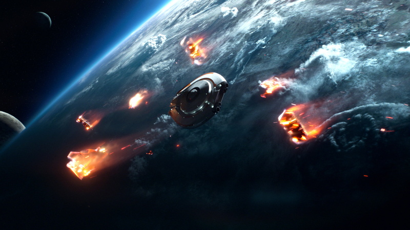 space, 4k, TV Series, ship, black, 4K, spaceship, planet, Lost In Space Season 1