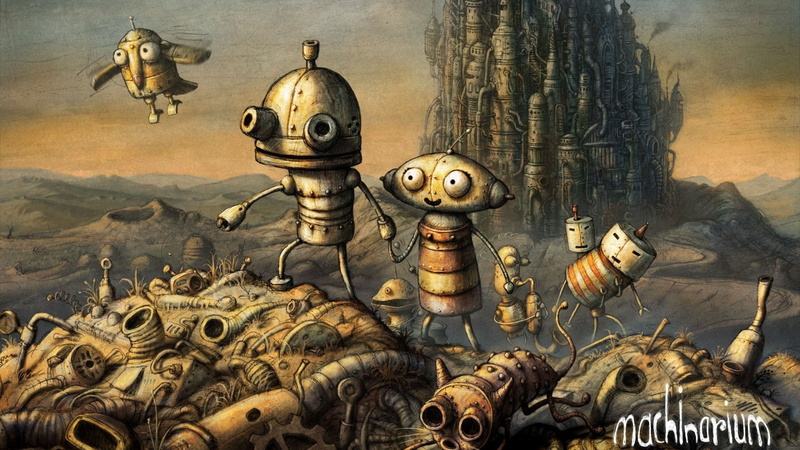 machinarium, video, games, 2K, adventure
