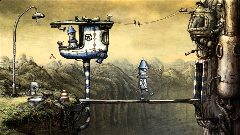 machinarium, sci fi, adventure, robot, 1080P, point and click, steampunk, graphic, puzzle, family