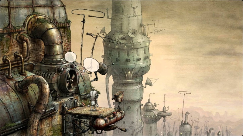 steampunk, point and click, family, adventure, graphic, sci fi, robot, puzzle, 1080P, machinarium