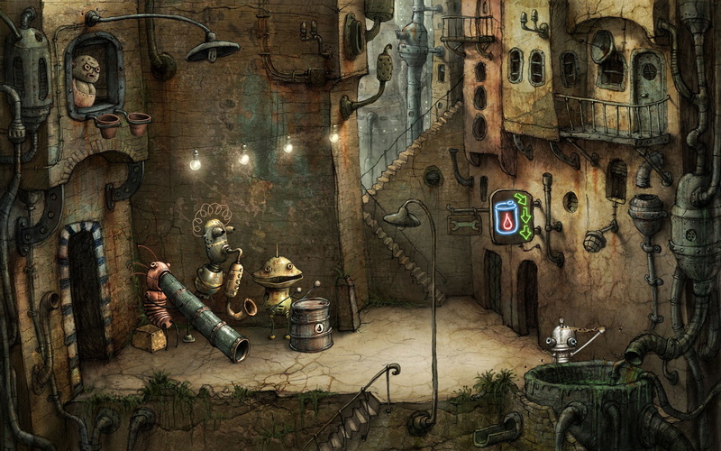 video games, robot, Machinarium, 1080P