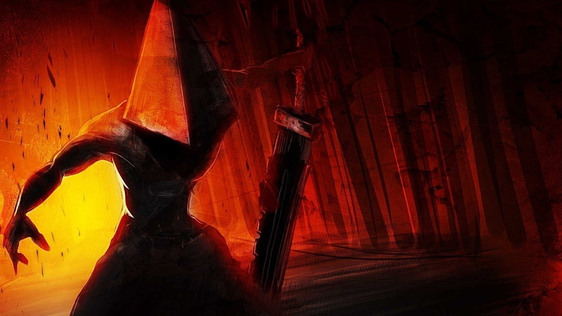 Video Game Horror, horror, Silent Hill, 1080P, video games, video game art, Pyramid Head, creature