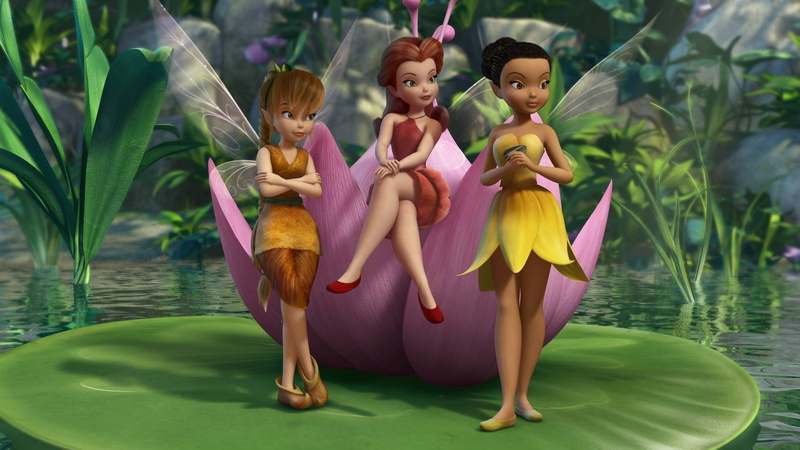 water, Tinker Bell And The Lost Treasure, day, smiling, outdoors, innocence, sitting, full length, Tinker Bell, nature, offspring, Cartoon, childhood, Disney