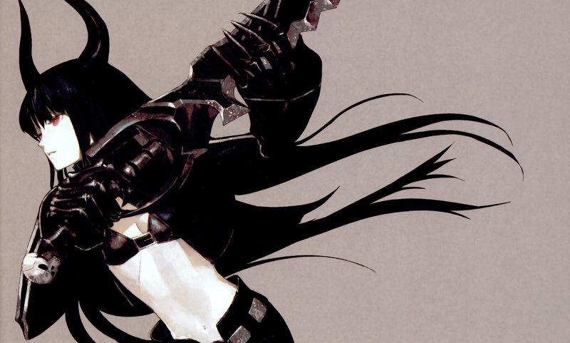 1080P, nature, Black Gold Saw, representation, indoors, vertebrate, Black Rock Shooter, creativity, plant, animal themes, anime girls, shadow, black color