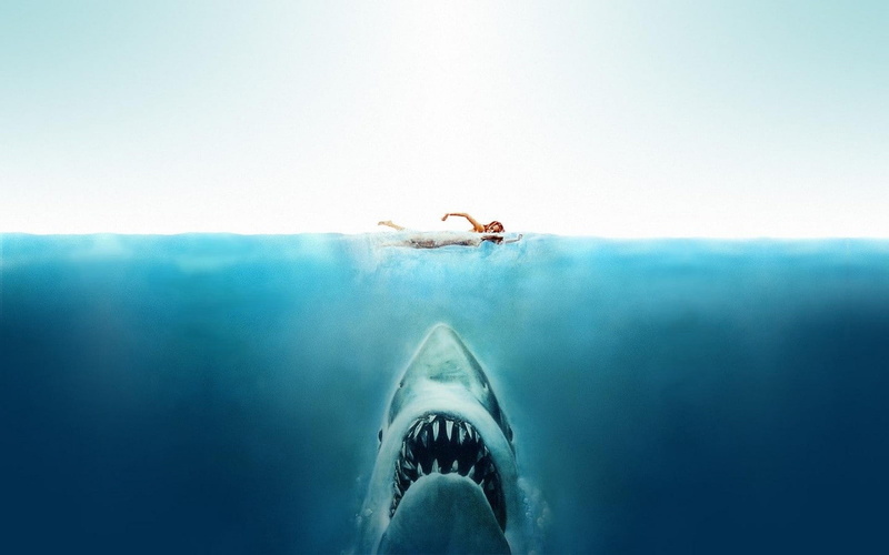 movies, Jaws, artwork, 720P
