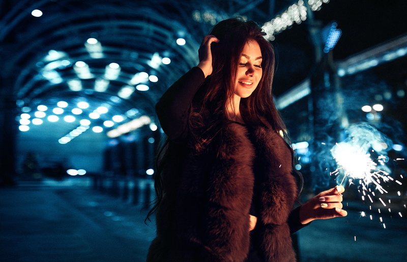 Sparkler, Ivan Gorokhov, joy, Elya, smile, Elvira, 1080P