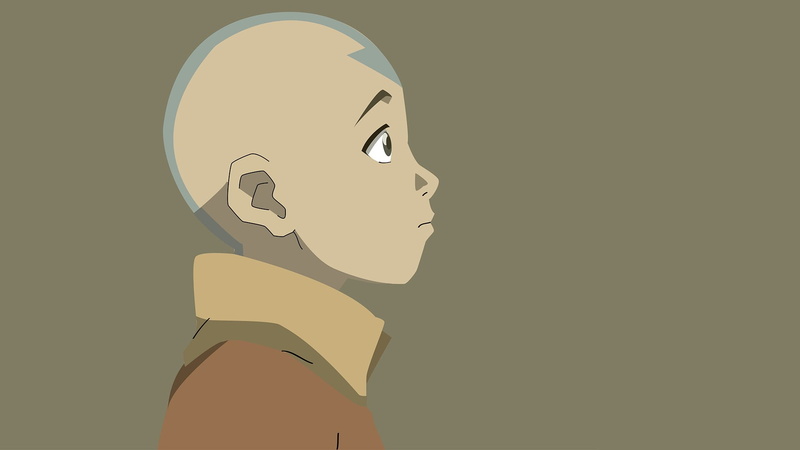 portrait, black background, close-up, young adult, colored background, character, Avatar: The Last Airbender, body part, profile view, women, side view