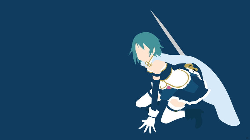 creativity, anime girls, representation, space, nature, sky, cut out, food and drink, astronomy, copy space, outdoors, one person, blue, 1080P, Miki Sayaka