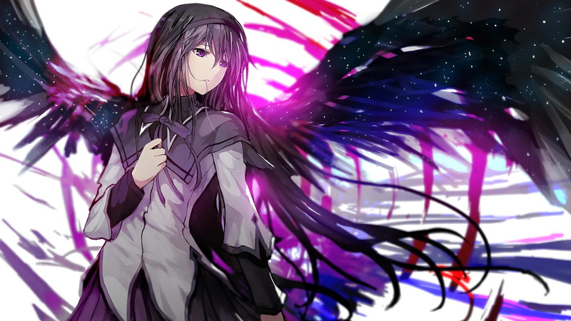 anime girls, Mahou Shoujo Madoka Magica, anime, 1080P