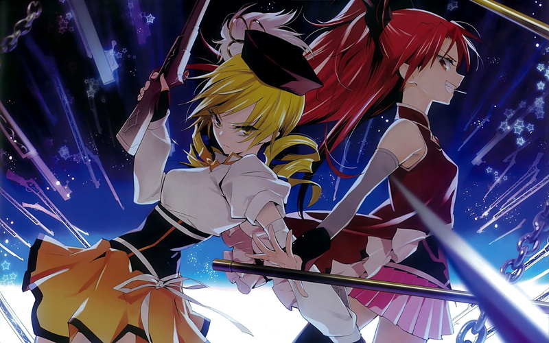 Tomoe Mami, 2K, Mahou Shoujo Madoka Magica, Sakura Kyoko