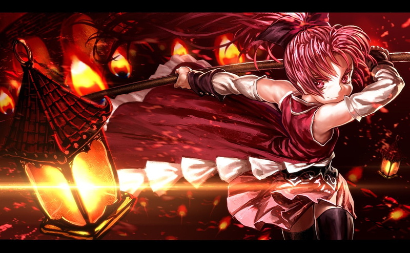 anime, anime girls, Mahou Shoujo Madoka Magica, Sakura Kyouko, 480P