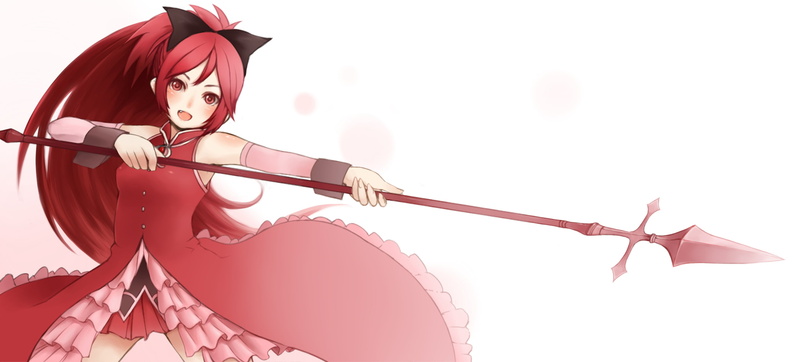 1080P, women, lifestyles, angel, dyed red hair, females, nature, anime girls, anime, Sakura Kyouko, beautiful people, arts culture and entertainment, outdoors