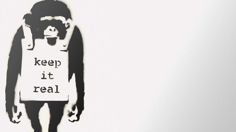 waist up, 720P, text, one person, obscured face, chimpanzees, depression - sadness, front view, sadness, casual clothing, western script, overlay, indoors