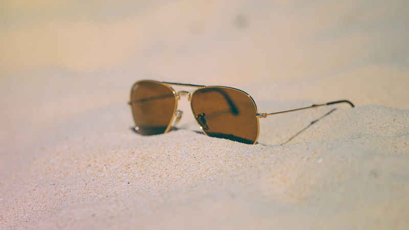 brown, close-up, eyesight, transparent, beach, outdoors, eyewear, selective focus, sunglasses, no people, land, protection, ban, summer, eyeglasses, frames