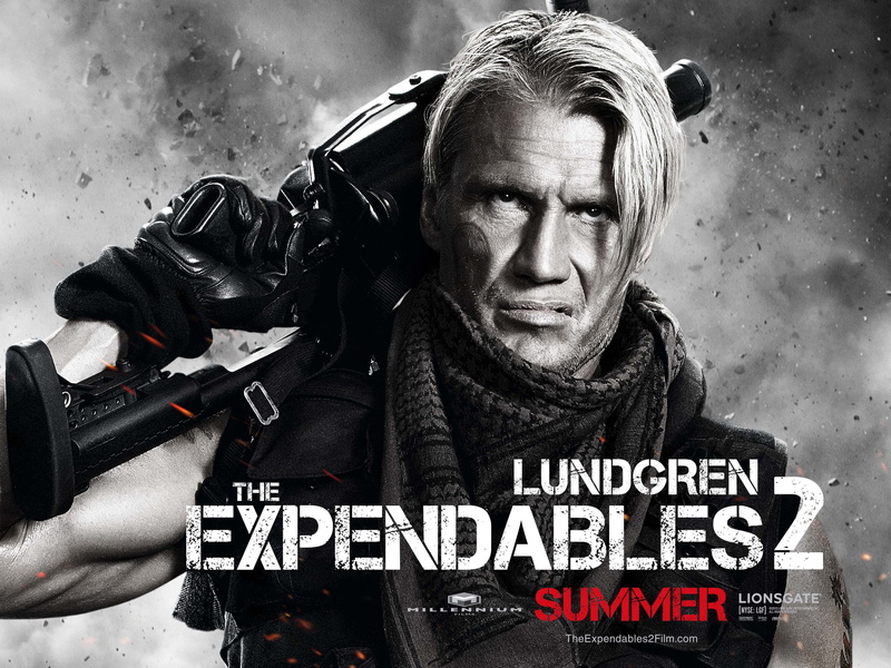 2K, Expendables, Dolph, Lundgren