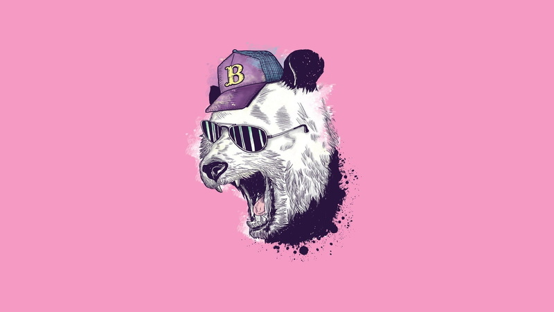creativity, mouth, domestic, digital composite, animal head, vector, canine, pets, domestic animals, one animal, cut out, dog, mammal, pink background