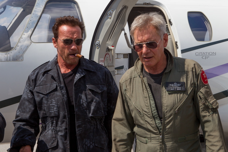 4K, Max Drummer, Arnold Schwarzenegger, Trench, Ford Harrison Ford, Harrison, The Expendables 3