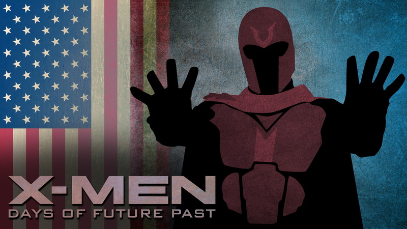 magneto, 2K, men, american, hd, x, days, movies, flag, future, past