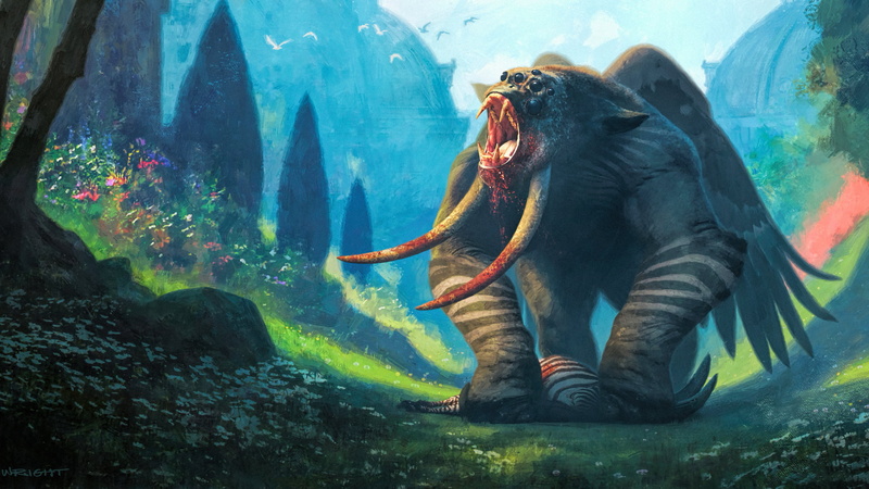 gorillas, fantasy art, Beast (character), Richard Wright, creature, Mutant, forest, 2K