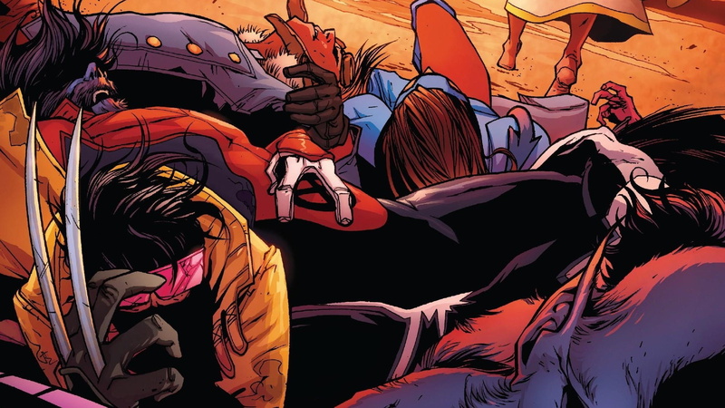 Beast (character), comic books, comic art, Jean Grey, X-23, Marvel Comics, Nightcrawler, Jubilee, comics, 1080P, X-Men, Beast (Henry McCoy)