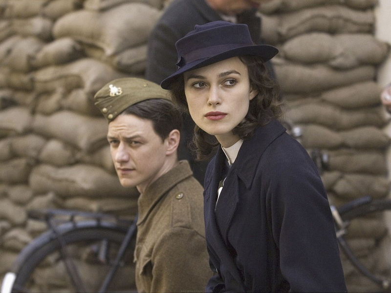 knightley, keira, atonement, mcavoy, james, 2K, war