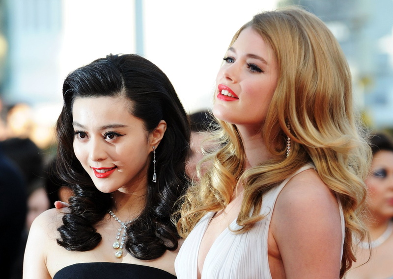 Brunette, 1080P, Doutzen Kroes, Model, Celebrity, Fan Bingbing, Blonde, Woman, Actor, Smile, Actress