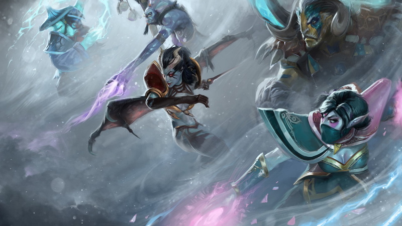 dota 2 templar assassin queen of pain elder titan witch doctor character storm spirit, 1080P