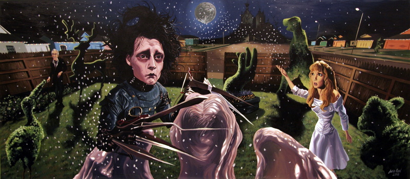 romance, scissorhands, 2K, edward, drama, fantasy, depp