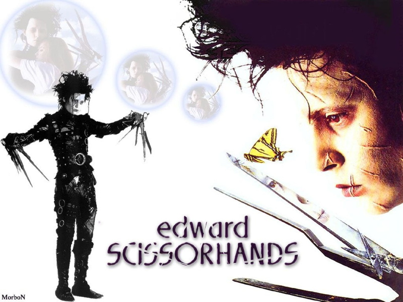 drama, poster, edward, scissorhands, romance, depp, 1080P, fantasy