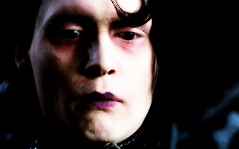 fantasy, dark, edward, drama, romance, scissorhands, 2K, depp