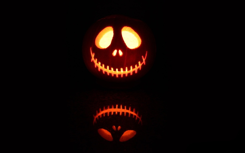1080P, lantern, skellington, jack, scary, halloween