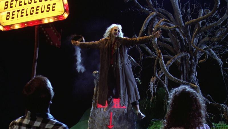 hanging, people, representation, beetlejuice, belief, outdoors, night, black background, celebration, spirituality, religion, 720P, candle, tree, focus on foreground