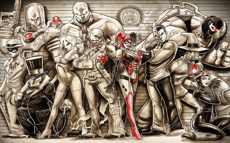 Joker, DC Comics, Harley Quinn, 720P, Batman, digital art