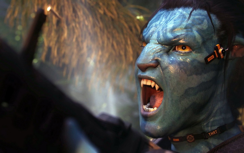 anger, Avatar, 1080P, day, mouth open, looking away, human face, Creature, headshot, facial expression, mouth, focus on foreground, aggression, emotion