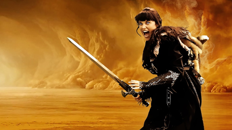 TV Show, Fantasy, 1080P, Desert, Xena (Xena: Warrior Princess), Woman Warrior, Lucy Lawless, Xena: Warrior Princess