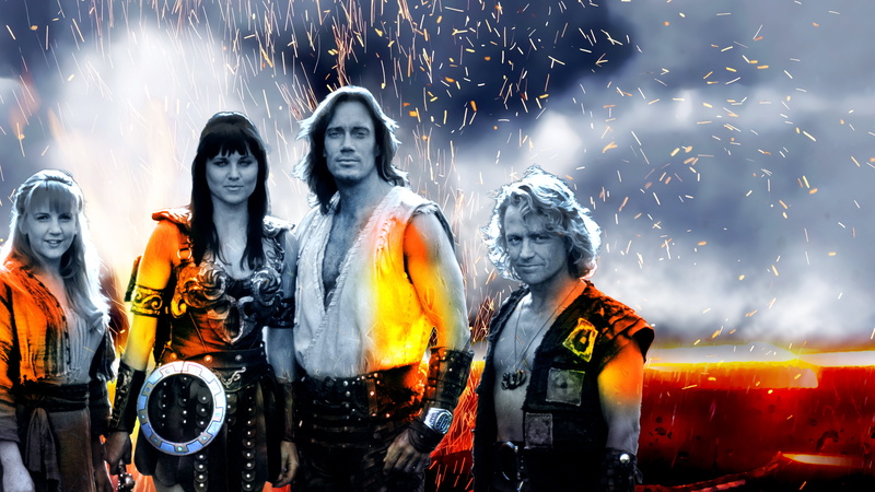 Lucy Lawless, Kevin Sorbo, Renee OConnor, Warrior, TV Show, Michael Hurst, 4K, Xena (Xena: Warrior Princess), Gabrielle (Xena: Warrior Princess), Hercules