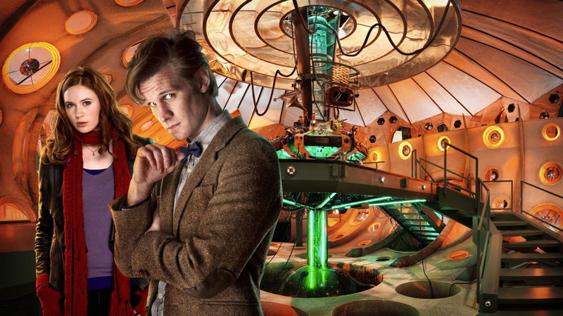 Karen Gillan, Matt Smith, Tardis, Amy Pond, Doctor Who, 1080P, TV Show
