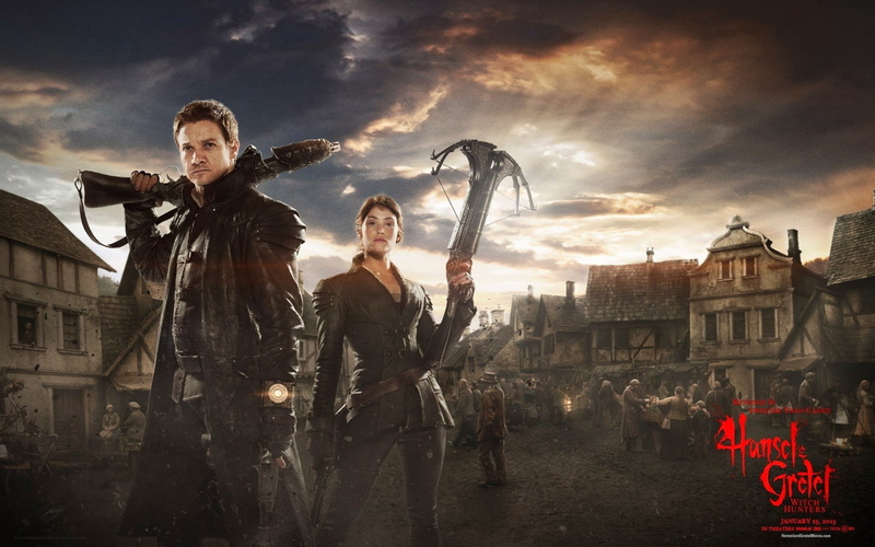 Hansel and Gretel: Witch Hunters, Movie, Gemma Arterton, 1080P, Jeremy Renner