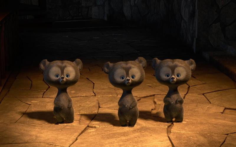 2K, bear, brave, pixars movies, bears, triplets, cubs, character, movie