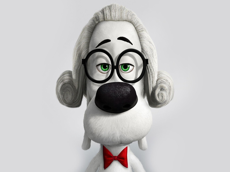 portrait, disguise, 1080P, close-up, indoors, dog, representation, human face, looking at camera, hd, peabody, illustration, character, mr