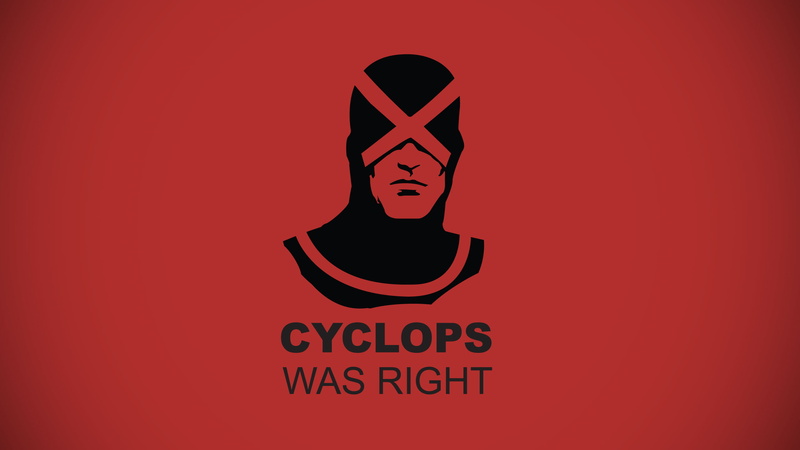 cartoon/comic, marvel, men, red, 2K, hd, x, cyclops