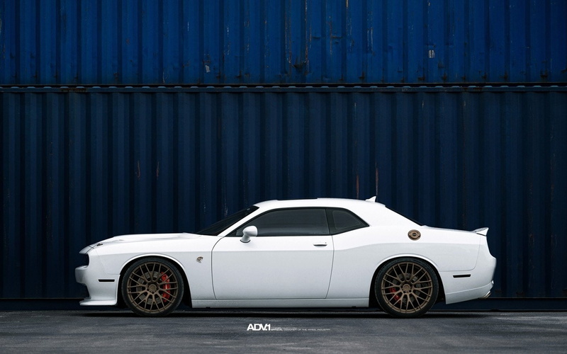 2016, 720P, hellcat, white, dodge, wheels, adv, cars, challenger, srt