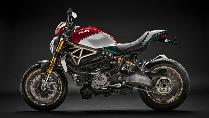 motorcycle racing, Ducati, studio shot, Monster, speed, headwear, riding, 1200, crash helmet, stationary, chrome, indoors, mode of transportation, sports helmet
