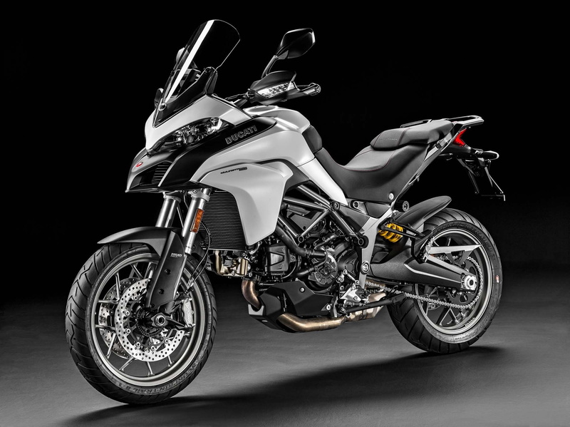 Ducati Multistrada 950, ducati, 1080P, white, black, 2017, sports, touring, motorcycle, background