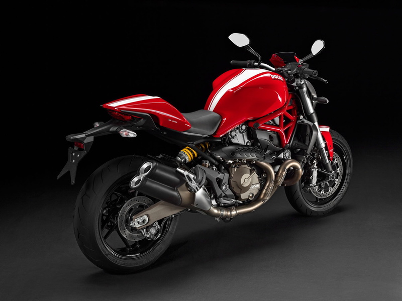 821, monster, stripe, ducati, 1080P, 2015