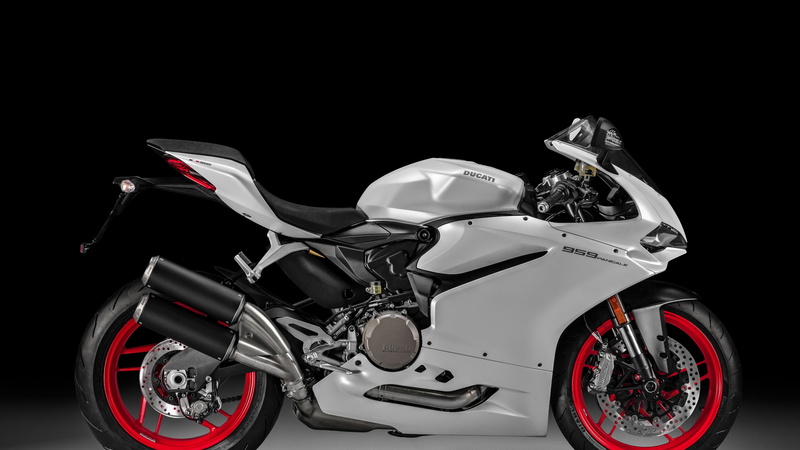 ducati 959 panigale, best bikes, 4K, digital, white, sports, bike, turing bike 2016, black
