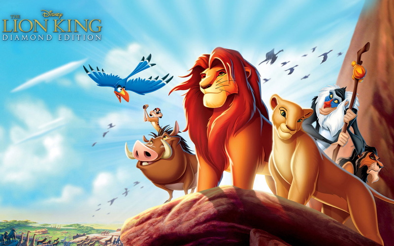 disney, king, walt, 1080P, lion, cartoon